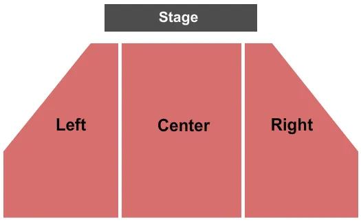 END STAGE Seating Map Seating Chart