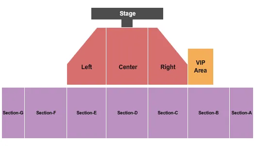 ENDSTAGE 2 Seating Map Seating Chart
