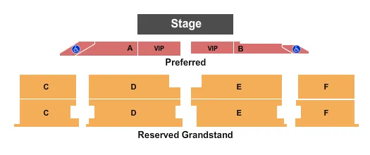 ENDSTAGE Seating Map Seating Chart