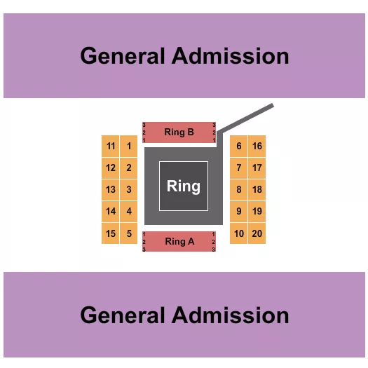 BOXING Seating Map Seating Chart