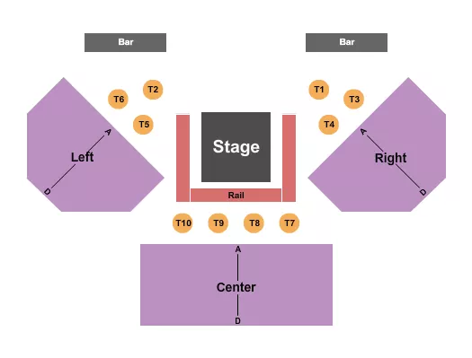 ENDSTAGE 2 Seating Map Seating Chart