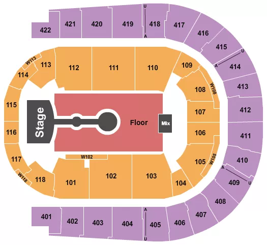 O2 ARENA LONDON ARIANA GRANDE Seating Map Seating Chart