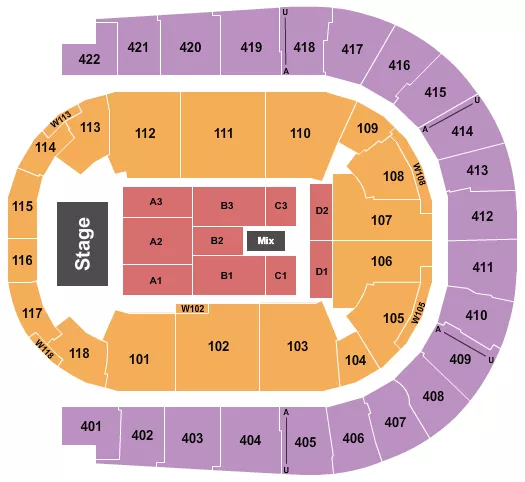 O2 ARENA LONDON BARRY MANILOW Seating Map Seating Chart