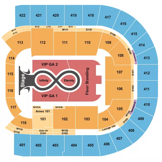 O2 ARENA LONDON KATY PERRY Seating Map Seating Chart