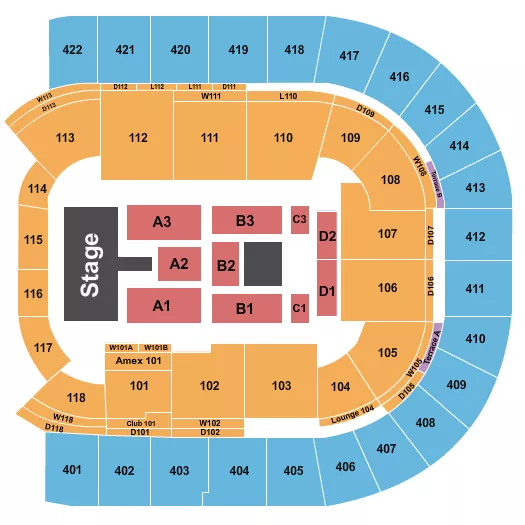 O2 ARENA LONDON SHAWN MENDES Seating Map Seating Chart