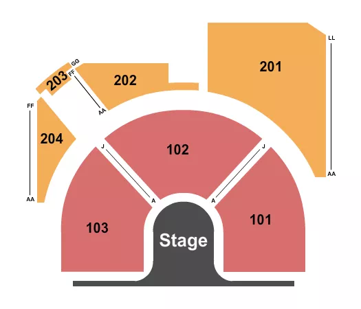 CIRQUE Seating Map Seating Chart