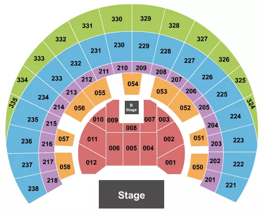 ENDSTAGE 2 Seating Map Seating Chart