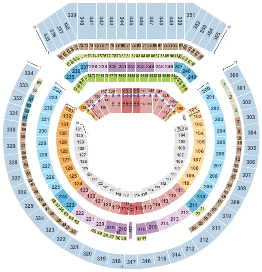 OPEN FLOOR GREY FRONT Seating Map Seating Chart