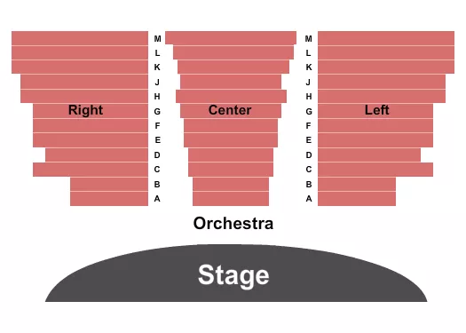 END STAGE Seating Map Seating Chart