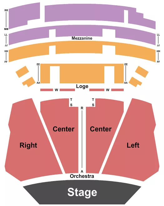 ENDSTAGE Seating Map Seating Chart