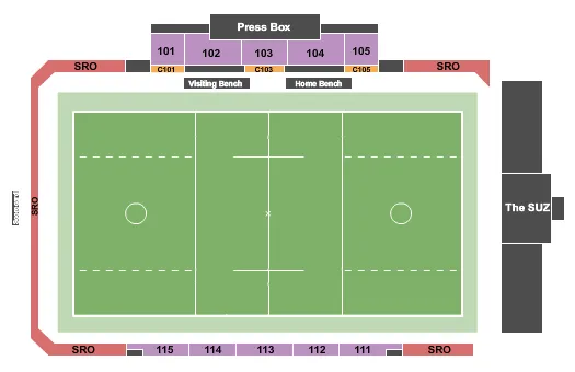 LACROSSE Seating Map Seating Chart