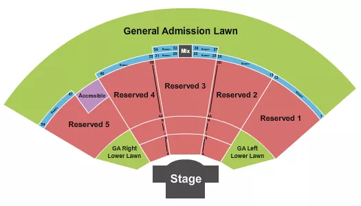 ENDSTAGE 4 Seating Map Seating Chart