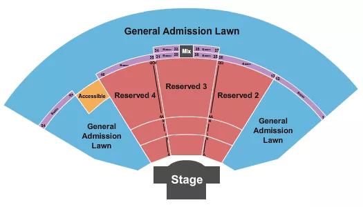 ENDSTAGE 5 Seating Map Seating Chart