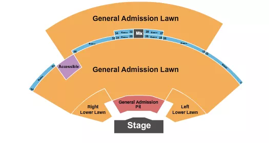 GA PIT GA LAWN 2 Seating Map Seating Chart