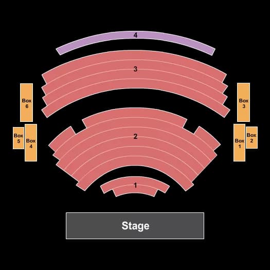 ENDSTAGE Seating Map Seating Chart