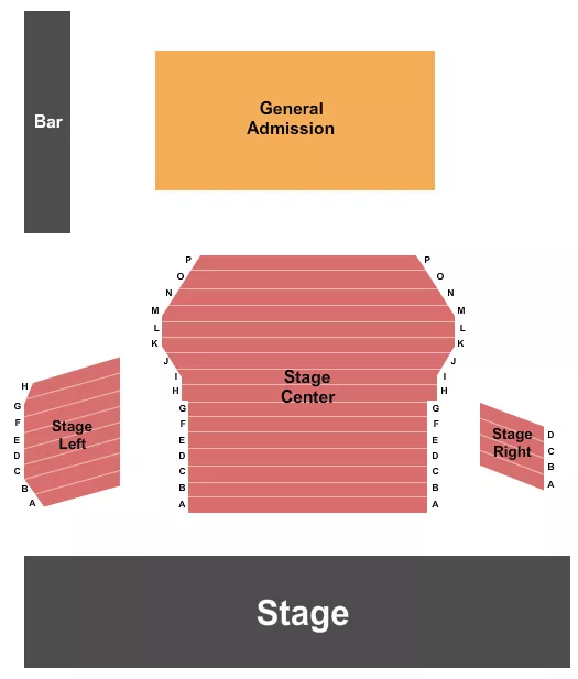 ORPHEUM THEATRE FLAGSTAFF ENDSTAGE RESERVED Seating Map Seating Chart