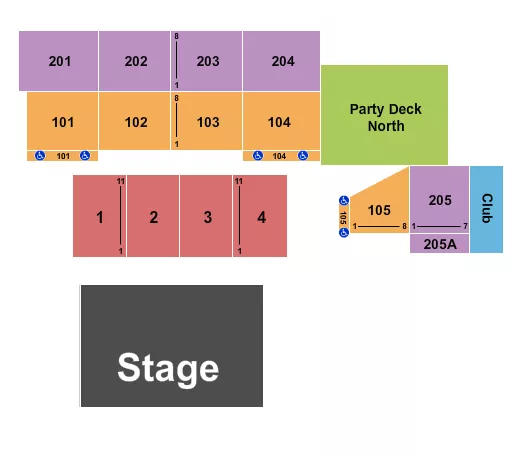SESAME STREET Seating Map Seating Chart