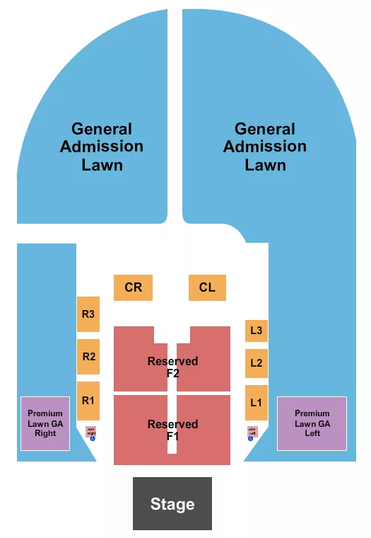 ENDSTAGE 2 Seating Map Seating Chart