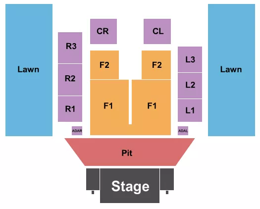 ENDSTAGE GA PIT Seating Map Seating Chart