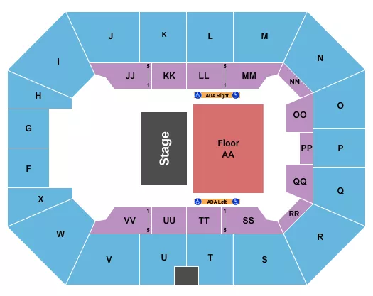 HALF HOUSE Seating Map Seating Chart
