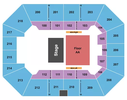 HALF HOUSE Seating Map Seating Chart