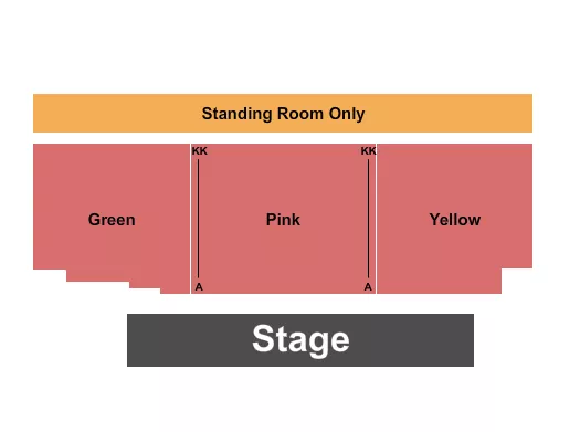 ENDSTAGE 2 Seating Map Seating Chart