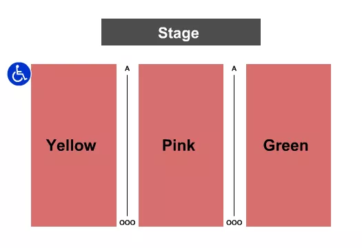END STAGE Seating Map Seating Chart