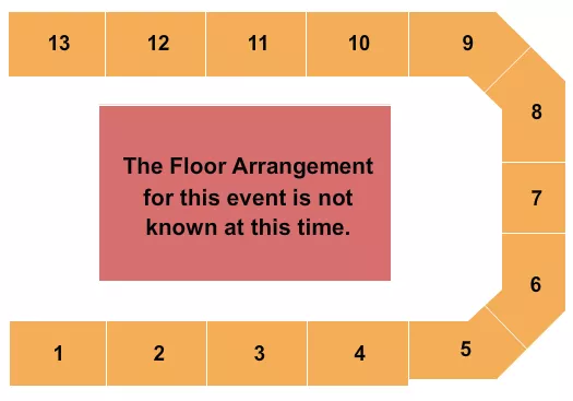 GENERIC FLOOR Seating Map Seating Chart