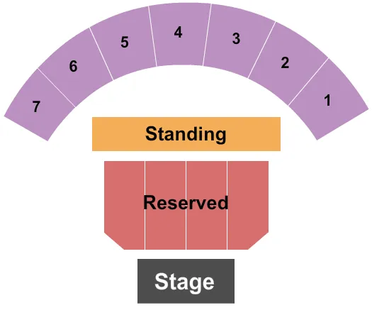 ENDSTAGE 2 Seating Map Seating Chart