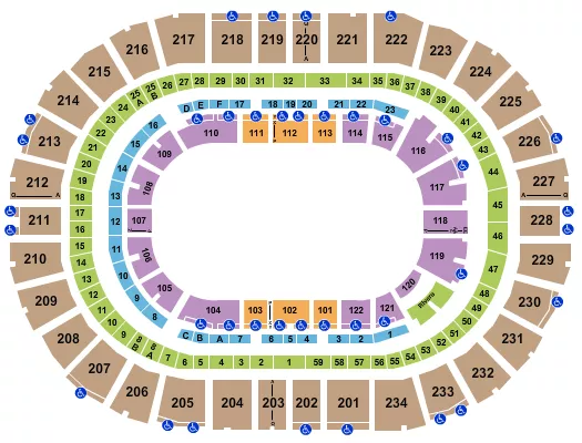 MONSTER JAM 2 Seating Map Seating Chart