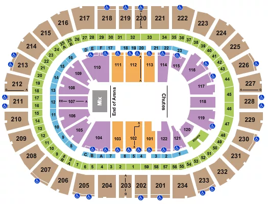 PBR Seating Map Seating Chart