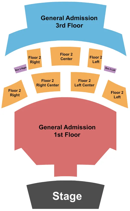 GA 1ST 3RD RSV 2ND Seating Map Seating Chart
