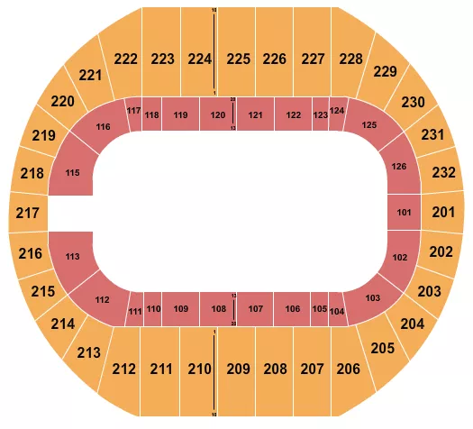 MONSTER JAM 2 Seating Map Seating Chart