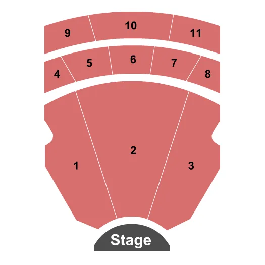 ENDSTAGE Seating Map Seating Chart