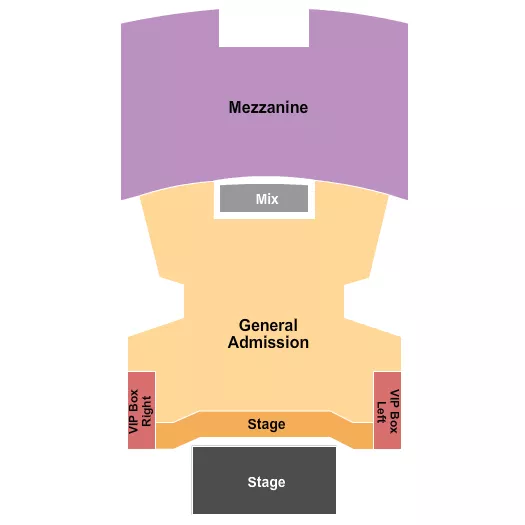 ENDSTAGE GA Seating Map Seating Chart