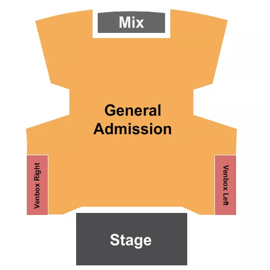 GA VENBOX Seating Map Seating Chart