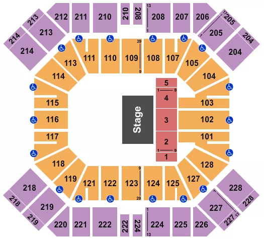 QUARTER HOUSE RSV 2 Seating Map Seating Chart