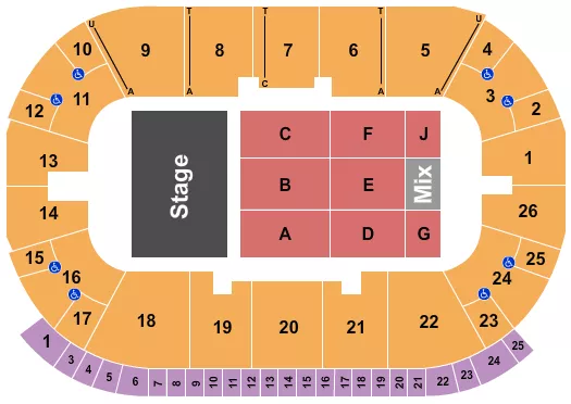 THEATRE Seating Map Seating Chart