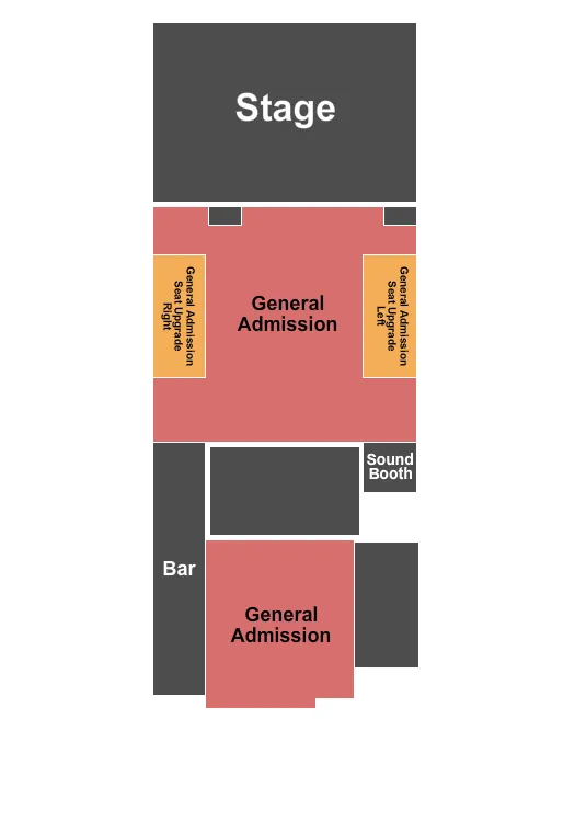 PARK THEATRE WINNIPEG GA GA SEATS Seating Map Seating Chart