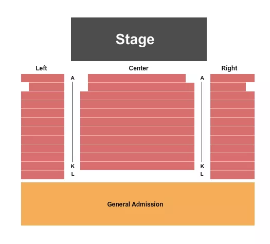 PARKWAY THEATER MN ENDSTAGE 3 Seating Map Seating Chart