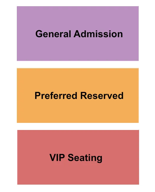 PARKWAY THEATER MN VIP PREF RES GA Seating Map Seating Chart