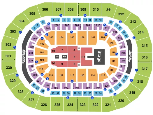 HUDSON WESTBROOK Seating Map Seating Chart