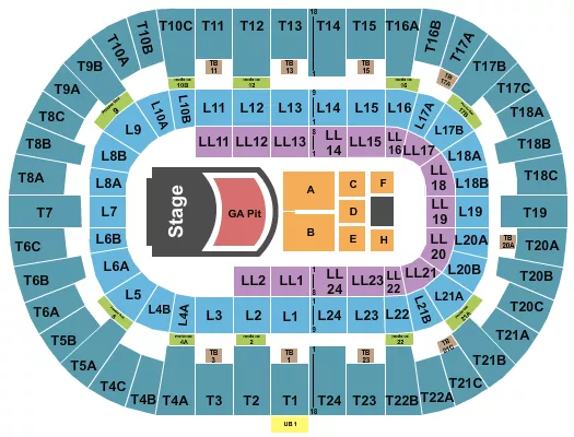 PECHANGA ARENA SAN DIEGO IVAN CORNEJO Seating Map Seating Chart