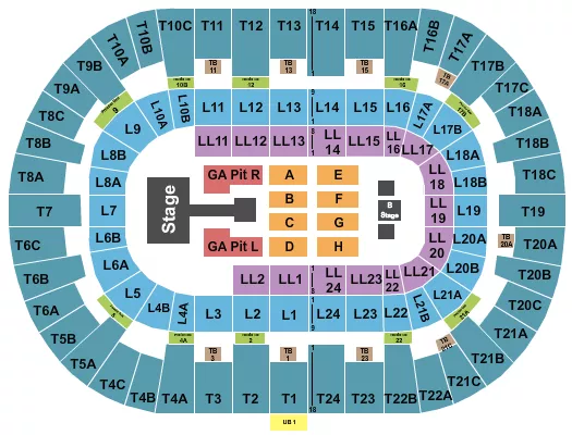 PECHANGA ARENA SAN DIEGO SOMBR Seating Map Seating Chart