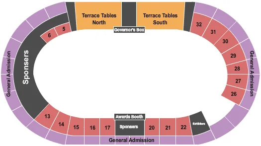 PENNSYLVANIA FARM SHOW COMPLEX EXPO CENTER HORSE SHOW Seating Map Seating Chart