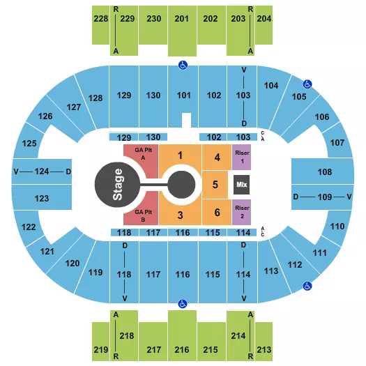BRANDON LAKE Seating Map Seating Chart