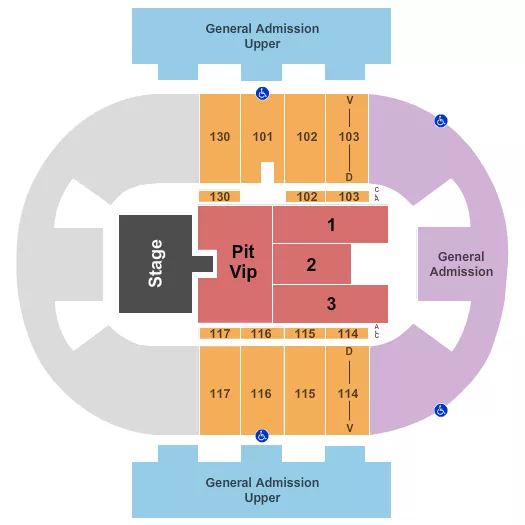 FLO RIDA Seating Map Seating Chart