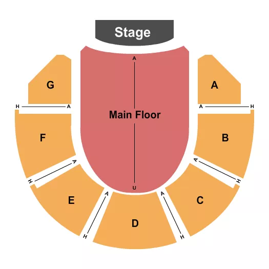 ENDSTAGE Seating Map Seating Chart