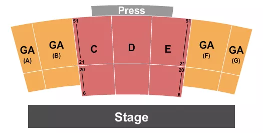 DCI Seating Map Seating Chart