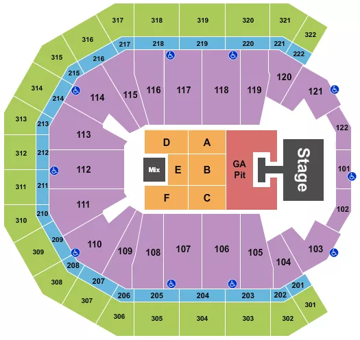 JORDAN DAVIS Seating Map Seating Chart